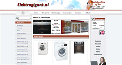 Desktop Screenshot of elektrogigant.nl