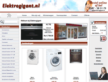 Tablet Screenshot of elektrogigant.nl